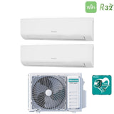 hisense climatizzatore condizionatore hisense dual split inverter serie energy ultra 99 con 2amw42u4rgc r 32 wi fi integrato 90009000