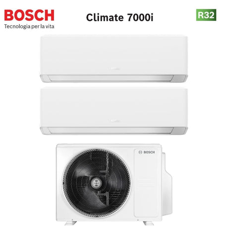 junkers bosch condizionatore dual split bosch climate 7000i white 918 con 5000m 532 e r 32 wi fi integrato