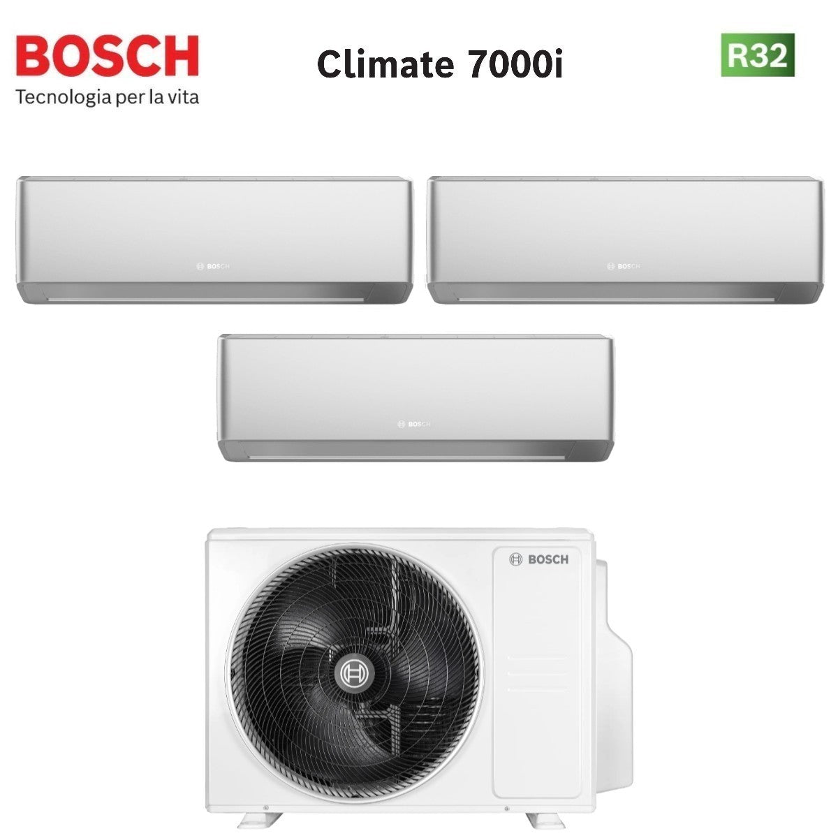 junkers bosch condizionatore trial split bosch climate 7000i silver 777 con 5000m 623 e r 32 wi fi integrato