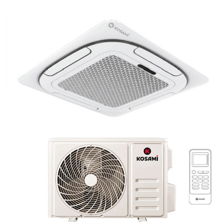 kosami condizionatore a cassetta kosami 12000 btu r 32 wi fi integrato con griglia e telecomando