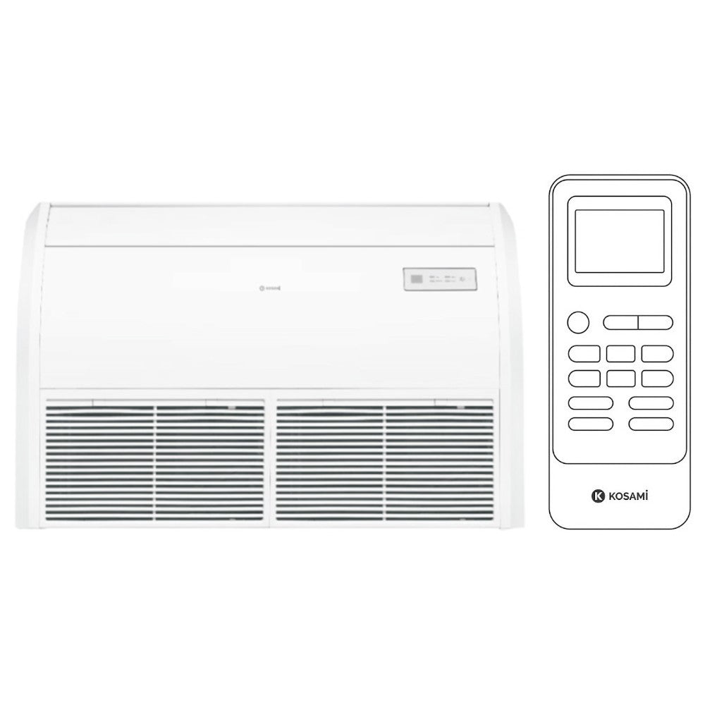 kosami condizionatore soffittopavimento kosami 60000 trifase btu r 32 wi fi integrato con telecomando