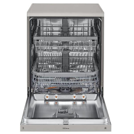 lavastoviglie a libera installazione lg df222fps 14 coperti classe energetica e a85xl60xp60 quadwash truesteam wi fi con smartthinq grigio