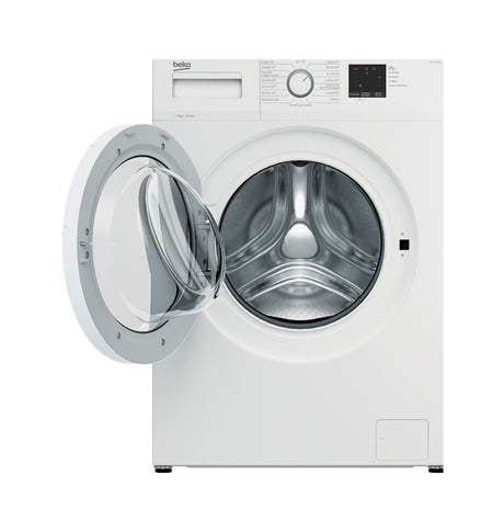 lavatrice a libera installazione beko a carico frontale 7 kg 1000 giri min codice wux71031w colore bianco