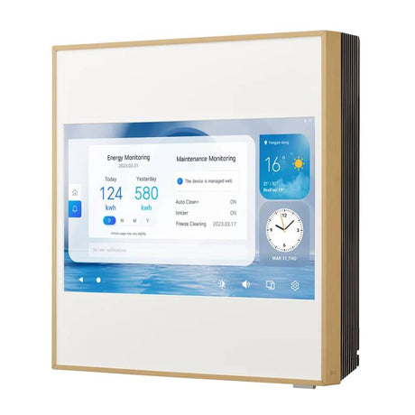 lg condizionatore lg dual split inverter artcool gallery lcd 9912 con mu3r21 r 32 wi fi integrato