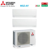 mitsubishi electric area occasioni climatizzatore condizionatore mitsubishi electric dual split inverter linea plus serie msz ay 99 con mxz 2f33vf r 32 wi fi integrato 90009000