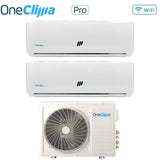 oneclima condizionatore dual split oneclima pro 1212 con mlt21x3y24 r 32 wi fi optional