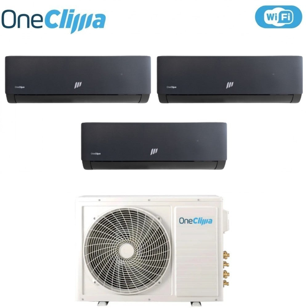 oneclima condizionatore trial split oneclima prime black 91218 con mlt27x3y24 r 32 wi fi integrato