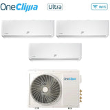 oneclima condizionatore trial split oneclima ultra 9912 con mlt21x3y24 r 32 wi fi integrato pannello telato