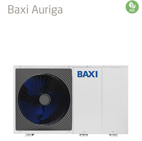 pompa di calore aria acqua monoblocco inverter baxi auriga 8m a r 32 monofase a7794572 con pannello di comando remoto incluso novita