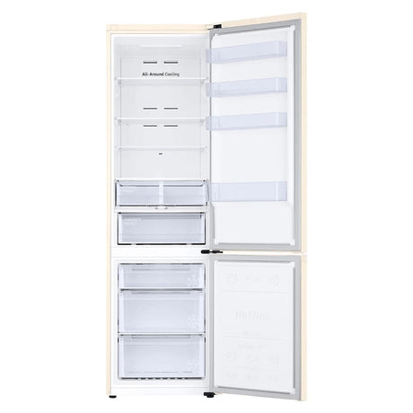 samsung frigorifero combinato samsung rb38c603del ecoflex ai 390 litri classe d a203xl595xp658 total no frost smartthings bixby alexa sabbia ean 8806094990089