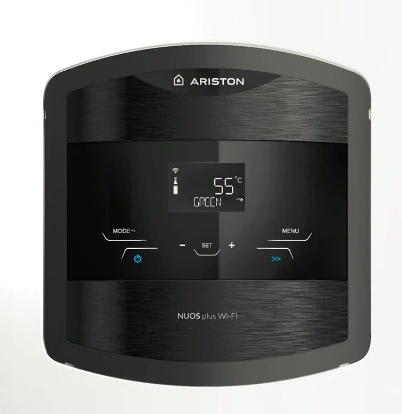 scaldabagno a pompa di calore ariston monoblocco nuos plus 250 twin sys codice 3079055 a+ wi fi integrato
