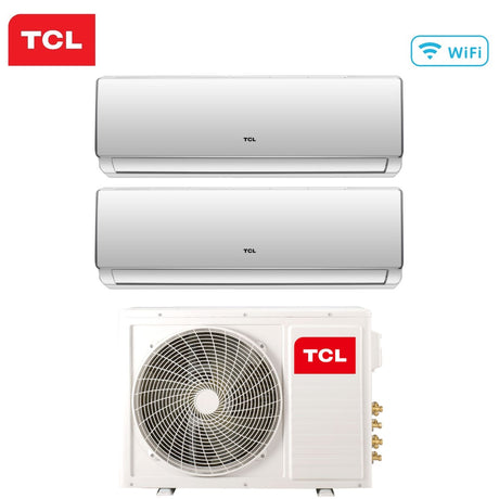 tcl climatizzatore condizionatore tcl dual split inverter serie elite f2 1212 con mt1821 r 32 wi fi integrato 1200012000