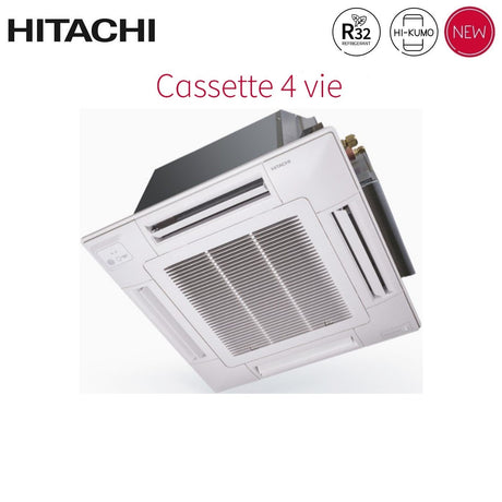 unita interna a cassetta 4 vie hitachi 12000 btu rai 35rpe r 32 wi fi optional con griglia inclusa