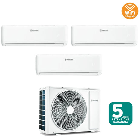 vaillant climatizzatore condizionatore vaillant trial split inverter serie climavair pro 7712 con vam1 070a3no r 32 wi fi integrato 7000700012000