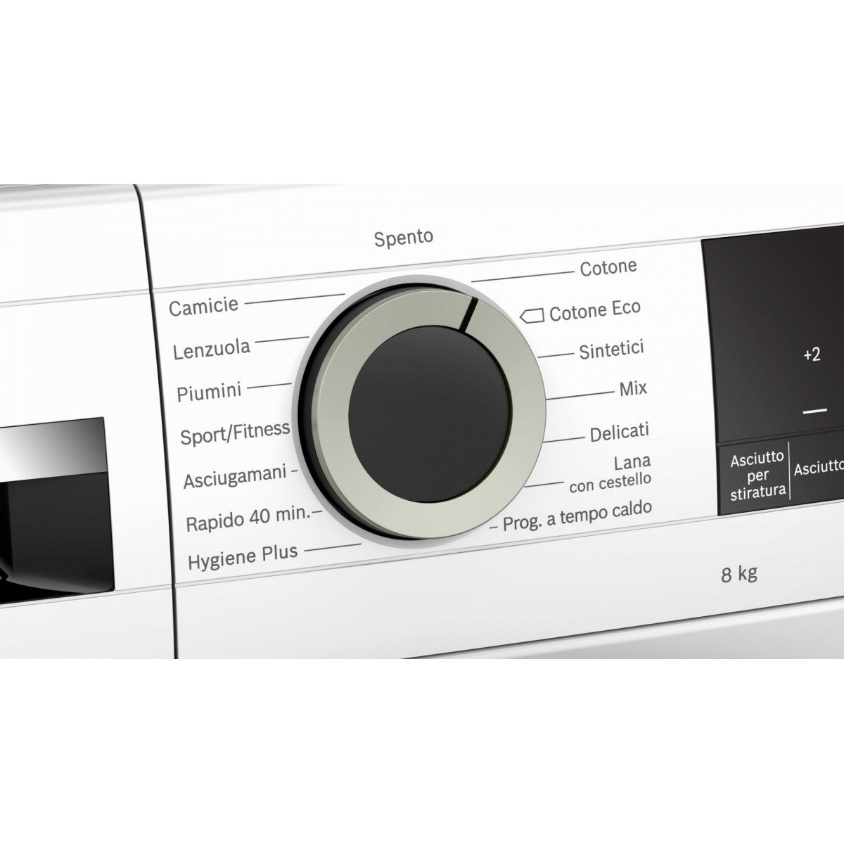 asciugatrice a pompa di calore 8 kg bosch wqg233d0it serie 6 classe a___