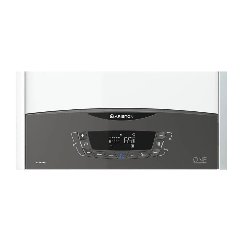 caldaia a gas ariston clas one system 24 kw metano wi fi optional completa di kit fumi new erp 2018