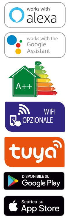 climatizzatore condizionatore 4xe inverter serie winter 12000 btu classe a__ a_ r 32 wi fi optional alexa google home