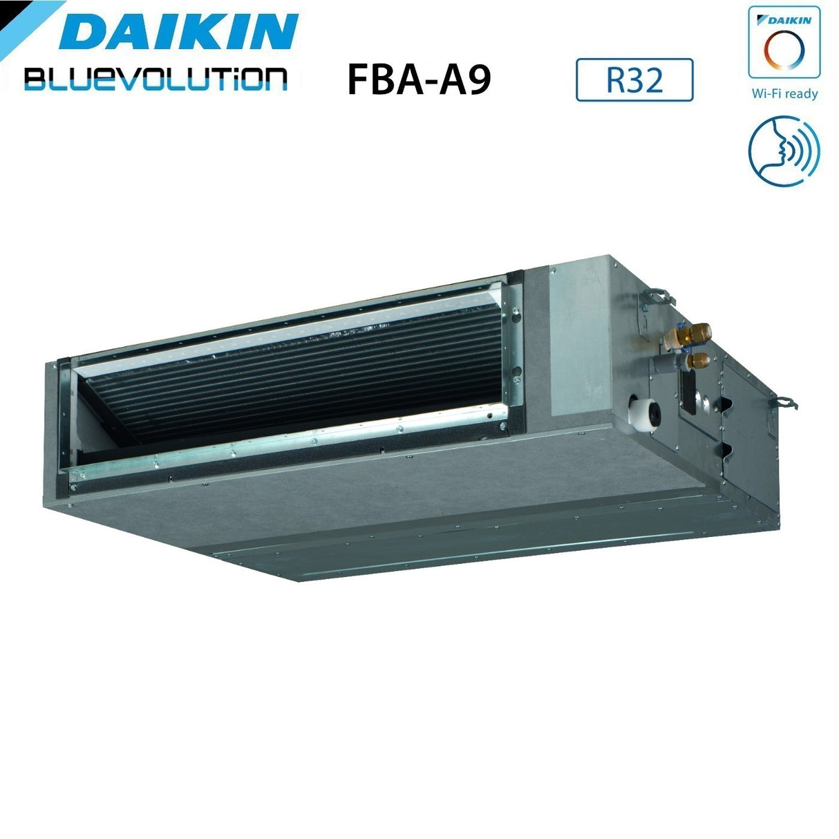 climatizzatore condizionatore daikin bluevolution canalizzato media prevalenza 42000 btu fba125a_azas125mv1 monofase r 32 wi fi optional garanzia italiana