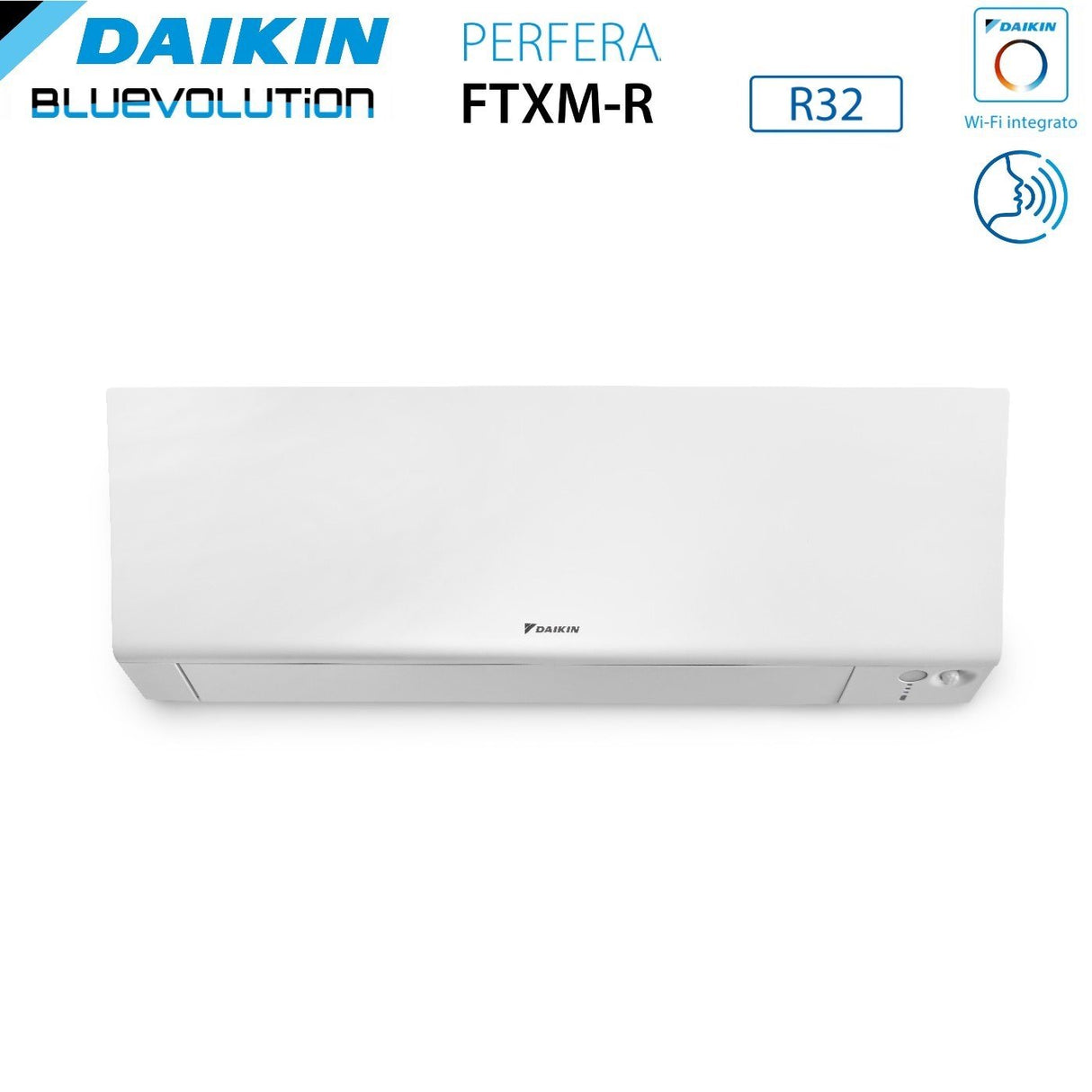 climatizzatore condizionatore daikin bluevolution dual split inverter serie ftxm r perfera wall 5+5 con 2mxm40a r 32 wi fi integrato 5000+5000 garanzia italiana 5698