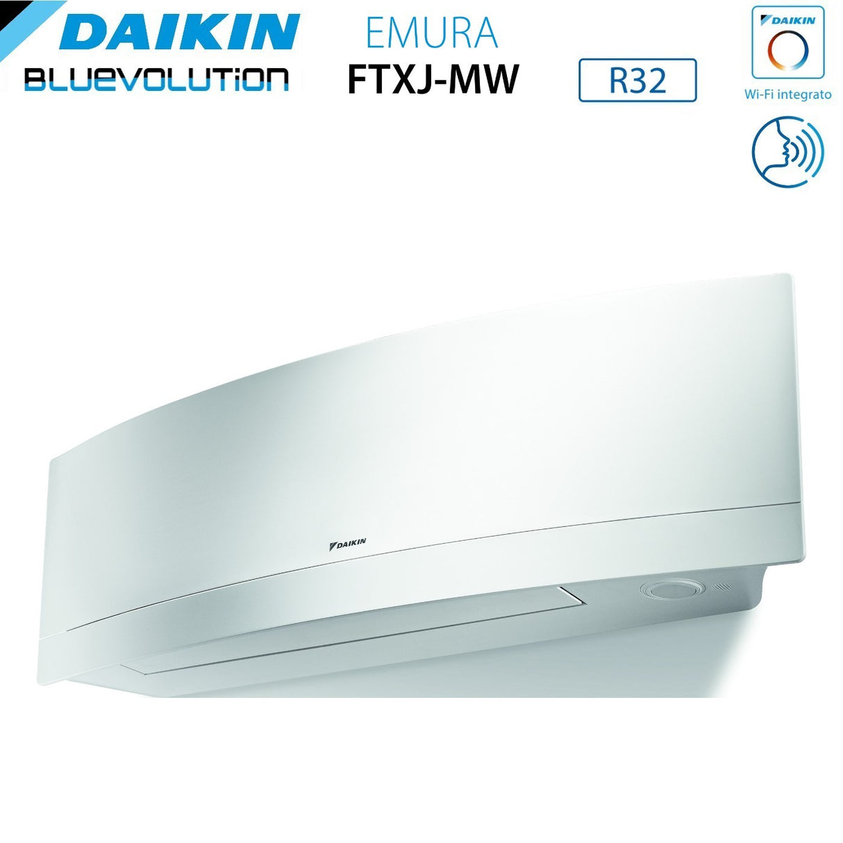 climatizzatore condizionatore daikin bluevolution inverter serie emura white 18000 btu ftxj50mw wi fi r 32 a__