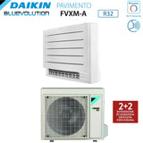climatizzatore condizionatore daikin bluevolution perfera a pavimento 18000 btu fvxm50a r 32 wi fi integrato telecomando a infrarossi incluso garanzia italiana novita