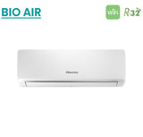 climatizzatore condizionatore hisense dual split inverter serie bio air 12_12 con 2amw52u4rxc r 32 wi fi integrato 12000_12000