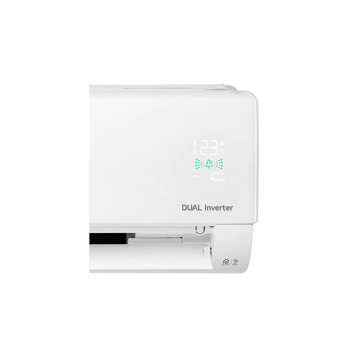 climatizzatore condizionatore lg dual split inverter serie atmosfera 9_9 con mu2r17 r 32 wi fi integrato 9000_9000 17390