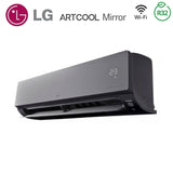 climatizzatore condizionatore lg inverter artcool mirror 9000 btu ac09bk + ac09bq r 32 wi fi integrato classe a++ a+