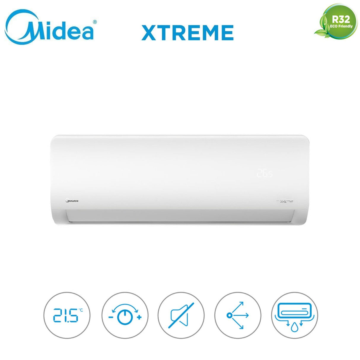 climatizzatore condizionatore midea quadri split inverter serie xtreme 9_9_9_9 con m4oe 28hfn8 r 32 wi fi integrato 9000_9000_9000_9000 novita 10718
