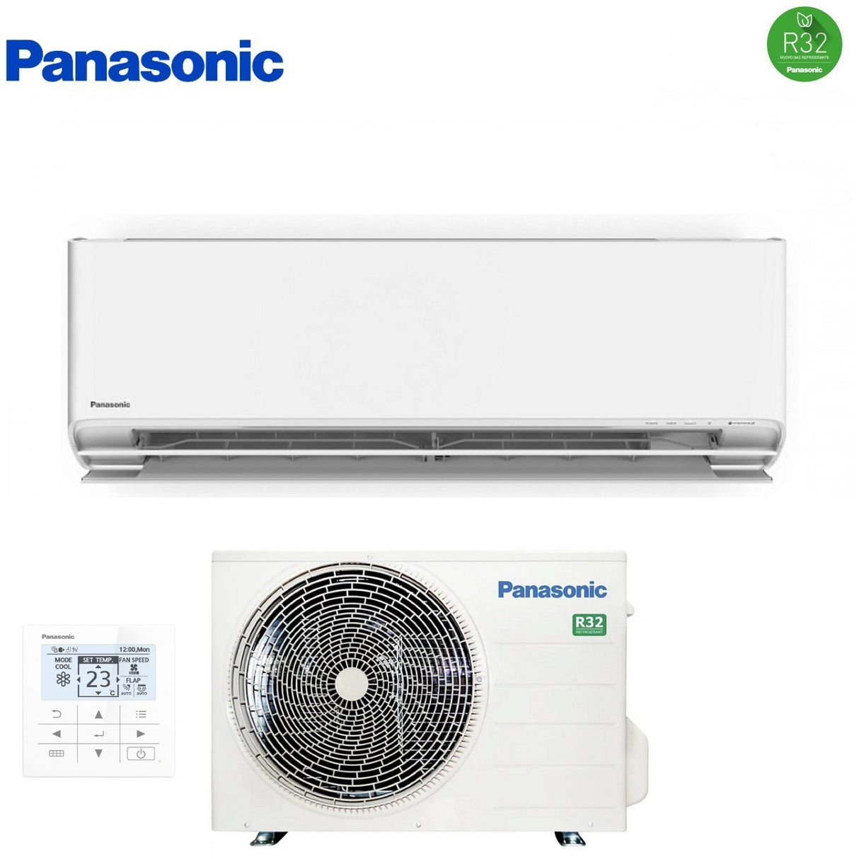 climatizzatore condizionatore panasonic inverter serie cs 9000 btu cs z25ykea r 32 wi fi integrato classe a+++ a++ con comando a filo incluso
