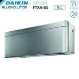 daikin unita interna a parete daikin bluevolution stylish total silver 7000 btu ftxa20bs r 32 wi fi integrato