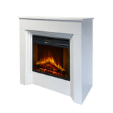 divina fire camino elettrico da terra divine fire bellini in legno bianco
