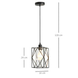 immagine-3-easycomfort-easycomfort-lampadario-vintage-in-stile-industriale-lampada-da-soffitto-lampadario-salotto-cavo-regolabile-nero-16x16x120cm