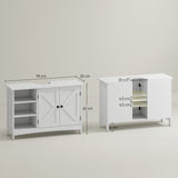 easycomfort easycomfort mobile sotto lavabo bagno con armadietto a 2 ante e 3 ripiani aperti in legno 90x30x60cm bianco