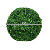 easycomfort easycomfort set di 2 piante finte sfera di bosso 50cm decorazione per interno ed esterno verde