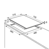 electrolux piano cottura a gas electrolux rgg7253oon 5 fuochi l74xp51 sabbia ean 7332543398058