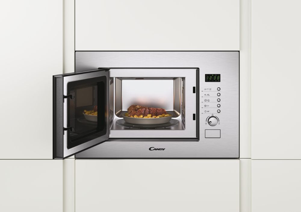forno a microonde candy ad incasso mic 20 gdfx 20 litri grill grigio mic20gdfx