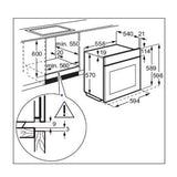 forno ad incasso electrolux rzp2401bcx elettrico acciaio inox multifunzione 57 l