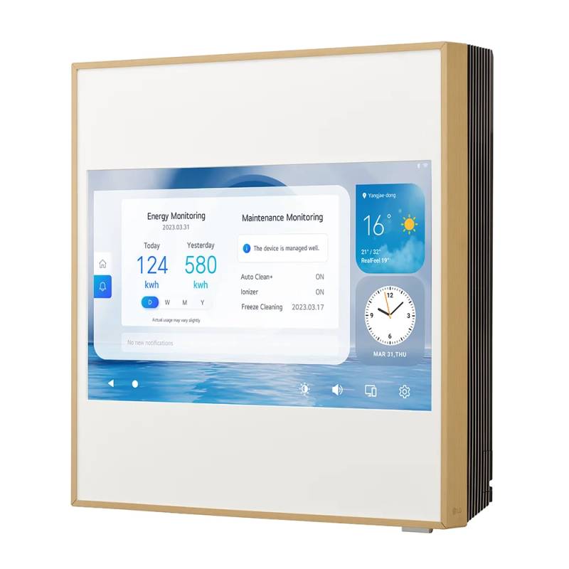 lg condizionatore lg dual split inverter artcool gallery lcd 99 con mu2r17 r 32 wi fi integrato