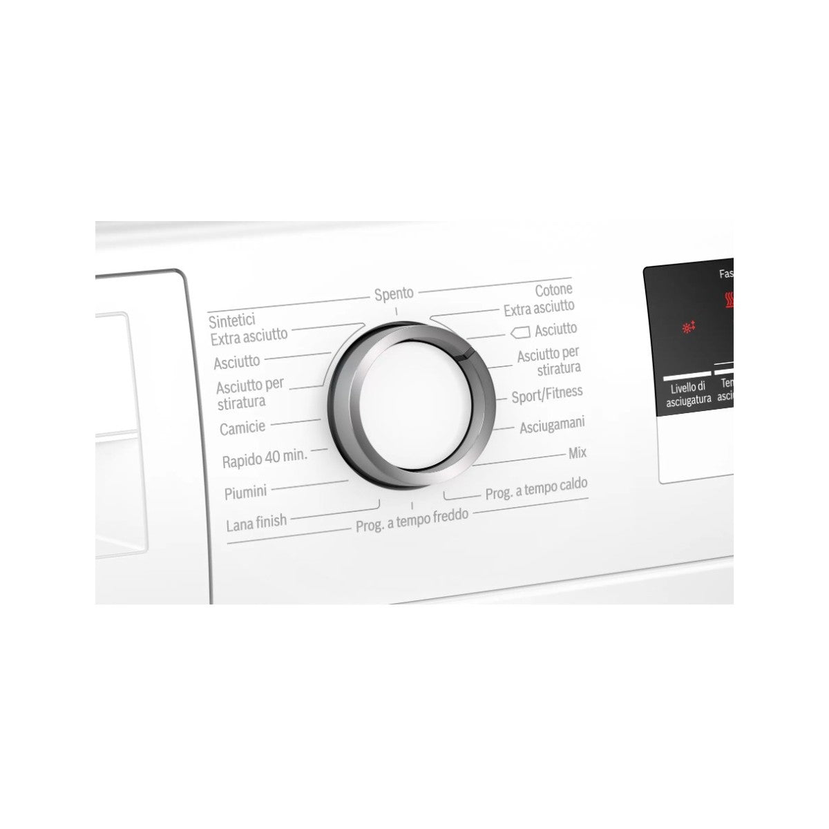 asciugatrice a pompa di calore 8 kg bosch wth85v08it serie 4 easyclean drying system classe a__