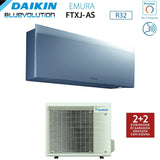 climatizzatore condizionatore daikin bluevolution inverter serie emura silver 18000 btu ftxj50as r 32 wi fi integrato classe a__ garanzia italiana novita