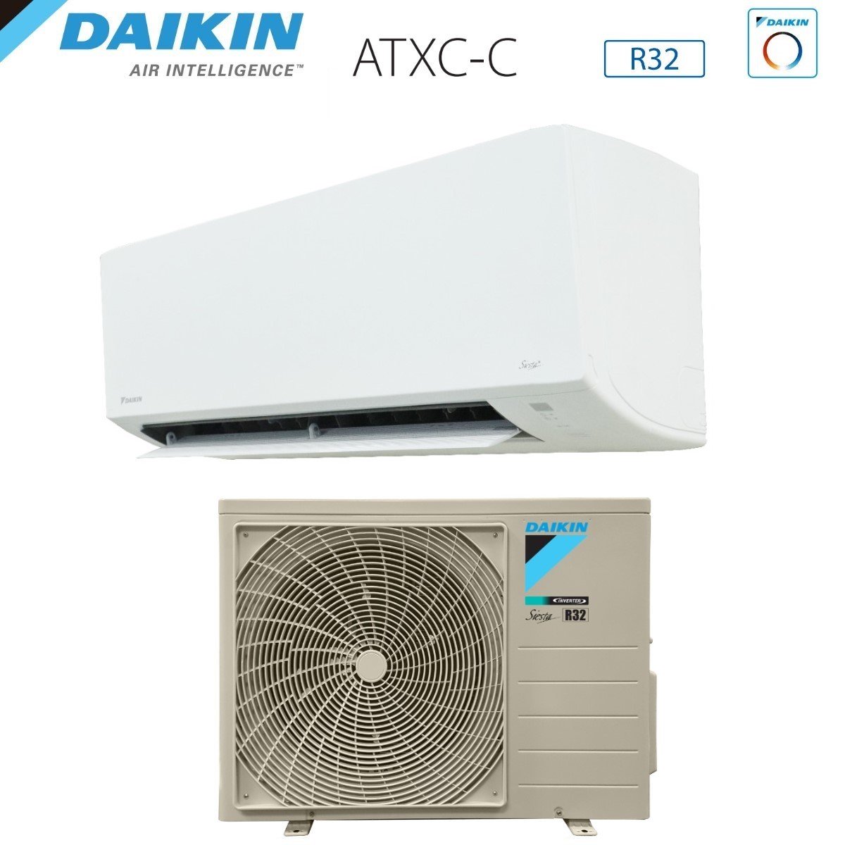 climatizzatore condizionatore daikin inverter serie siesta atxc c 18000 btu atxc50c _ arxc50c r 32 wi fi optional classe a__ a_ novita