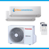 climatizzatore condizionatore dual split inverter toshiba mirai r32 10000_16000 con ras 2m18u2avg e 10_16 btu 6136