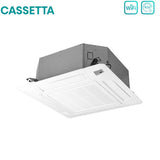 climatizzatore condizionatore hisense dual split a cassetta 18_18 con 4amw81u4raa r 32 wi fi optional 18000_18000 con telecomando e pannello incluso novita
