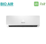 climatizzatore condizionatore hisense dual split inverter serie bio air 9_9 con 2amw35u4rgc r 32 wi fi integrato 9000_9000