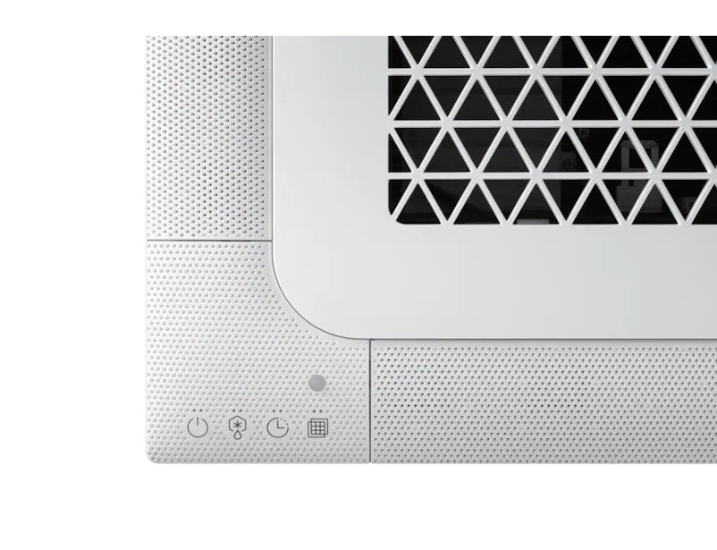 climatizzatore condizionatore samsung trial split inverter cassetta 4 vie mini windfree 18_18_18 con aj100txj5kg eu r 32 18000_18000_18000 wi fi optional con griglia inclusa