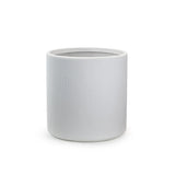 divina garden vaso in resina da esterno interno per piante tondo cilindrico di design d 36x35h modigliani bianco ean 8056157808923