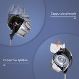 easycomfort easycomfort casco asciugacapelli 1180w ad altezza regolabile con timer 60 minuti e ruote girevoli 65x65x115 165 cm nero
