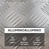easycomfort easycomfort cassetta portautensili da 2 kg con chiusura a chiave in lamiera di alluminio 50x15 5x20 5 cm argento