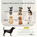 easycomfort easycomfort divano per cani e gatti imbottito con schienale e cuscino rimovibile 65x64x37cm crema